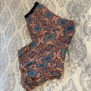 Full length boho swing skirt